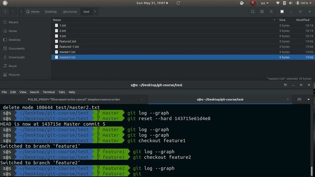8 GIT Flow - git rebase смотреть онлайн