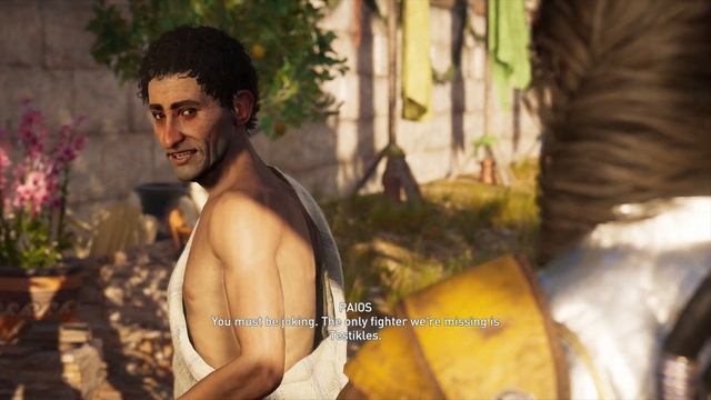 Assassin's Creed Odyssey - The Contender: Talk To Pankration Organizer Daios Choices Cutscene (2018 смотреть онлайн