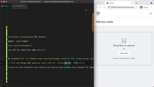 02. Submitting drag and drop files and showing upload progress смотреть онлайн