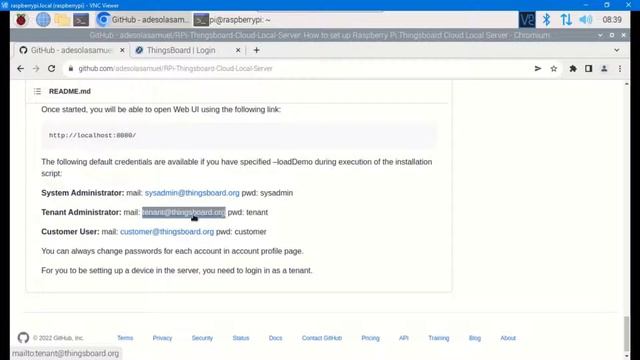 How to set up Thingsboard Cloud Local Server on Raspberry Pi | Realtime DHT Sensor Integration смотреть онлайн