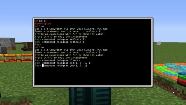 Minecraft: OpenComputers 1.7.2/1.7.10 - русский гайд. 5 серия. Голопроекторы