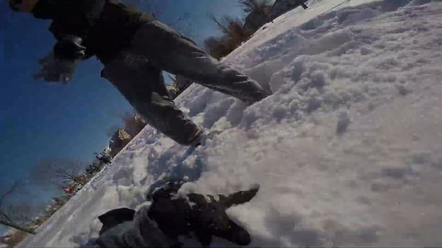 Snow Football Game W/ Head Camera смотреть онлайн