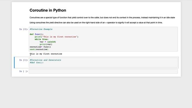 Implement Co-routine in Python смотреть онлайн