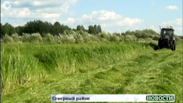 Посевная кампания закончилась совсем недавно, но техника вновь на полях, теперь уже на сенокосе смотреть онлайн