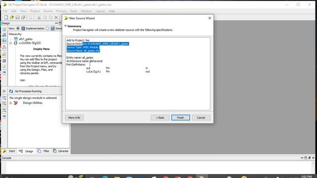 LAB 6 #vhdl WRITING THE FIRST VHDL PROGRAM IN #ise XILINX смотреть онлайн