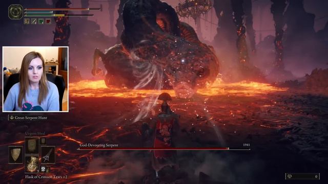God-Devouring Serpent - Elden Ring PS5 Gameplay Part 10 | Suzy Lu смотреть онлайн