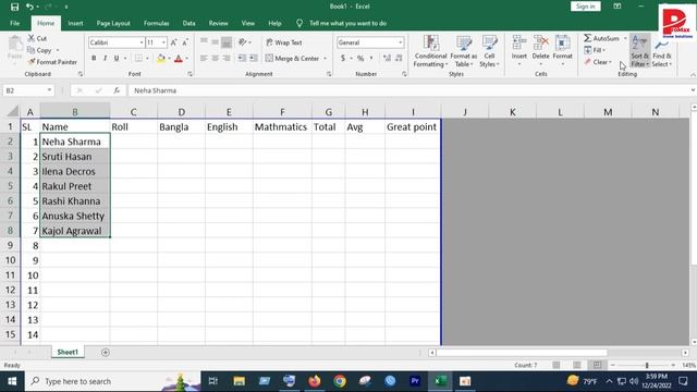MS Excel Bangla-Part-05 | how to ascending and descending order easily смотреть онлайн