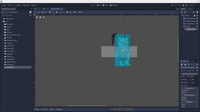 Платформер на GODOT . #7 Зомби наносит ответный удар смотреть онлайн
