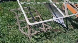 Подвес бороны на плуг для самодельного минитрактора