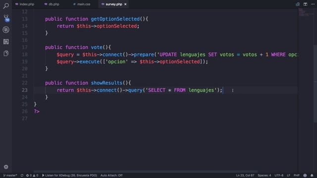 Crear una encuesta con PHP + PDO | Curso PHP y MySQL #35 смотреть онлайн
