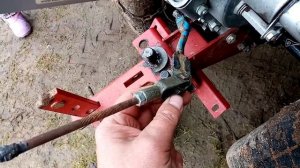 Мотоблок Пахарь мкм3. Самодел рычага переключения передач!