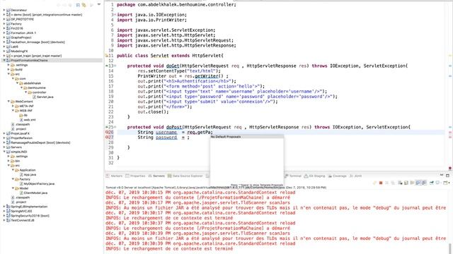 3 - Développement Web JEE Servlet - part II смотреть онлайн