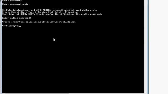 Connecting to Oracle database with Secure Password Store - Demo4 смотреть онлайн