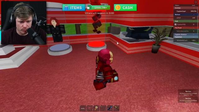 BUILDING a SUPER HERO BASE as IRON MAN in ROBLOX смотреть онлайн