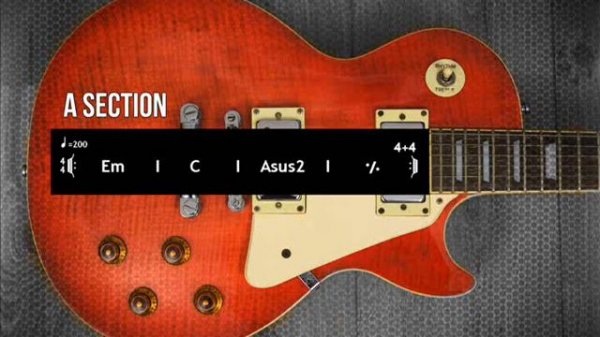 Drumless Backing Track /  Rock Guitar Riff /  No Drums Jam Track