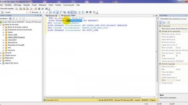 How to Repair Suspect Database in SQL Server 2008 to 2016 in 1 minutes.