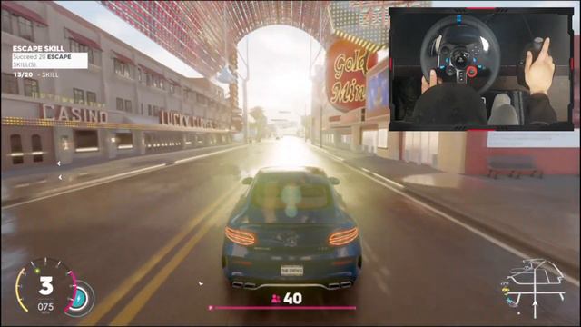 Mercedes AMG C 63 Coupe - The Crew 2 l Logitech g29 gameplay (Steer Cam) смотреть онлайн