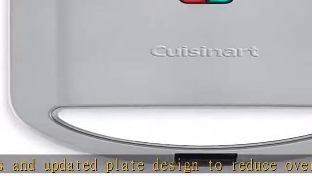 Cuisinart WM-SW2N1 Grill Sandwich Maker, 9.07"(L) x 8.87"(W) x 3.57"(H), Silver смотреть онлайн