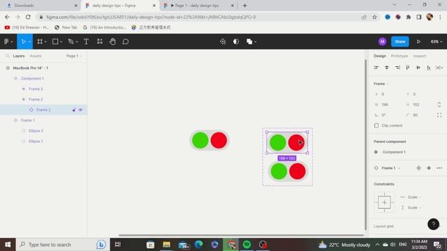 how to make a toggle button in figma | Daily Design смотреть онлайн