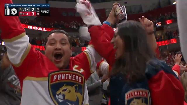 🇨🇦Верхаге в овертайме ставит точку, и приносит важную победу «Флориде» в матче с «Вегасом»