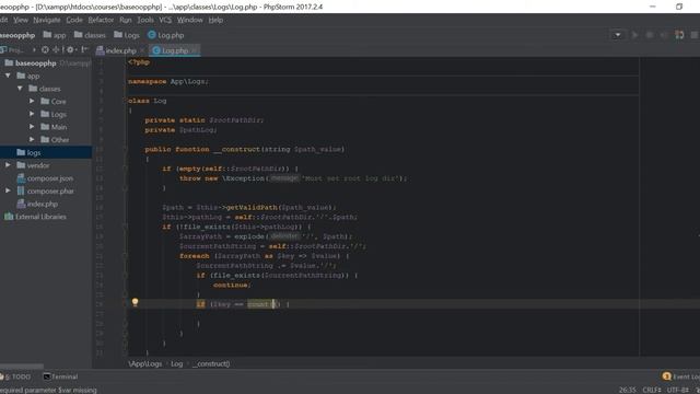 php уроки ооп [php ооп практика #1] | Урок 11. Логи (logs), комментарии (phpdoc) смотреть онлайн