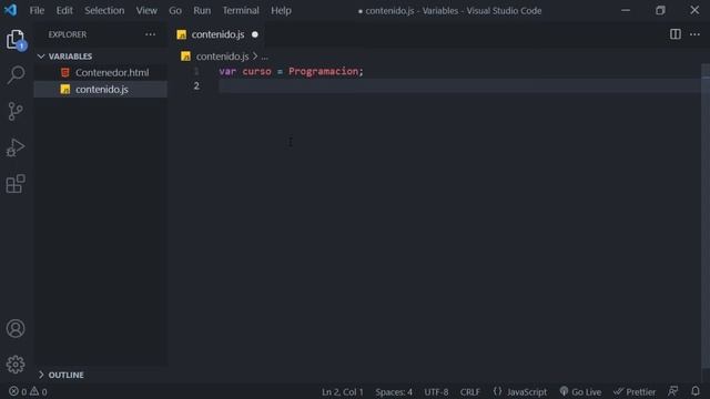 Qué es una variable | Ejemplo de variable con JavaScript смотреть онлайн