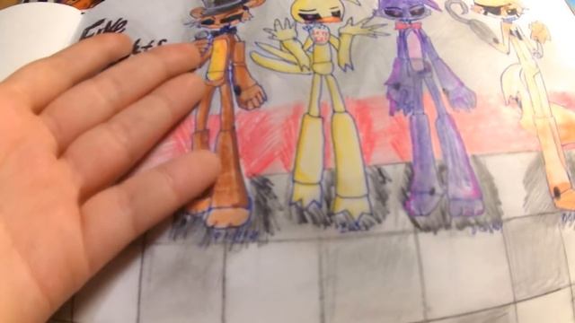 Мои рисунки ФНАФ! FNAF Five nights at Freddy смотреть онлайн