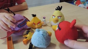 Иргаем в игрушки Энгри бердс рио Злые птички Смешно Play Angry Birds rio