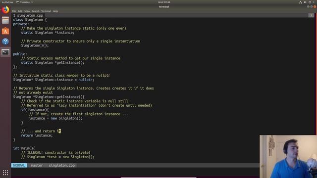 Object Oriented Design Patterns: Singletons смотреть онлайн