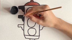 How to draw a traffic light / Как нарисовать светофор / Svetoforu necə çəkmək olar