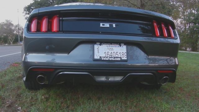 2016 Ford Mustang GT stock exhaust смотреть онлайн