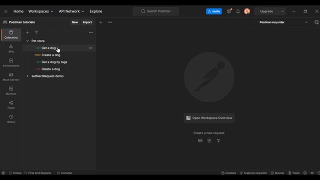 Управляем порядком выполнения запросов в коллекции в Postman