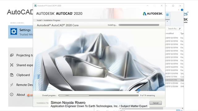 AUTOCAD 2020 AND VBA 2020 INSTALLATION & system requirements смотреть онлайн