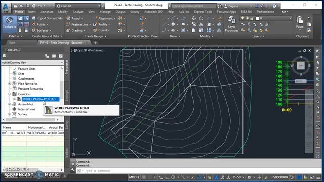 Creating Cut and Fill Patterns for a Corridor in Civil 3D смотреть онлайн
