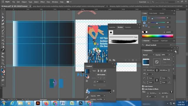 How To Make A Kdp Book Cover, Paperback With Adobe Illustrator || Low Content Book || kdplocontent смотреть онлайн