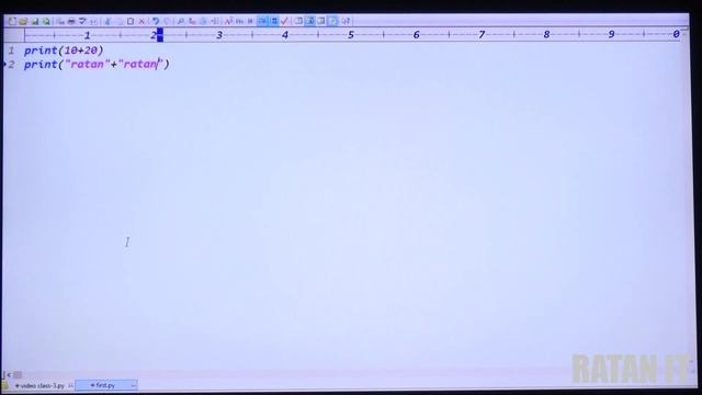 Python Tutorial || Video Class-3 ||Data types (Number,Boolean)|| By Ratan sir смотреть онлайн