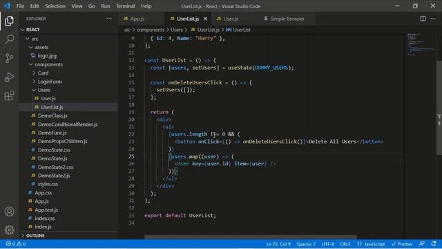 [12] React JS | Conditional Rendering Part-3 | Conditional Return смотреть онлайн