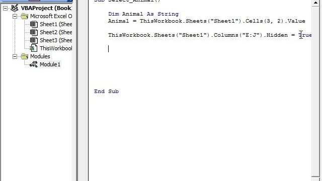 Excel VBA tutorial 11 IF Statments Continued and Hiding a Range of Cells смотреть онлайн