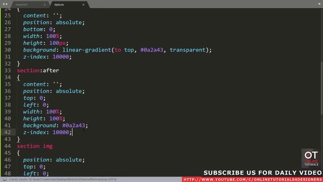 Simple Parallax Scrolling Effect with CSS & Vanilla Javascript смотреть онлайн