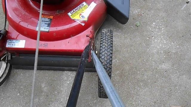 lawn mower cutting height adjusting tool for a sears craftsman push mower смотреть онлайн