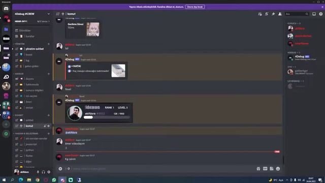 DİSCORD MODERASYON BOTU ALTYAPISI! (discord.js V13)
