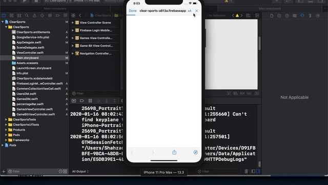 xcode 11.3 running code for firebase cloude function смотреть онлайн
