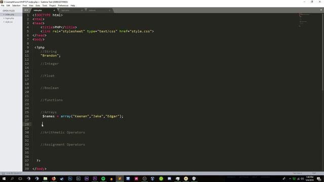 PHP Data Types and Operators Lesson: 2 смотреть онлайн
