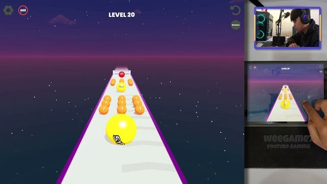 Ball Road 2048 - Gameplay Walkthrough Part 4 - Puzzle Game Levels 18-22 (iOS, Android) смотреть онлайн