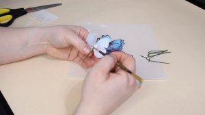 Бабочки из вафельной бумаги для торта