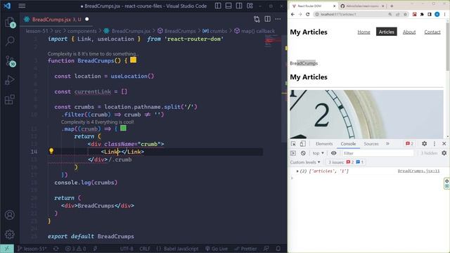 051. BreadCrumbs | React Darslari смотреть онлайн