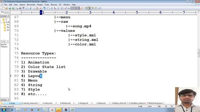44 Android application development tutorial for beginners using Android Studio | String Resources смотреть онлайн