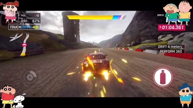 Shinchan Became Hacker In Asphalt 9 Legends 😱🔥 | Shinchan Vs His Friends In Funny Racing Game 😂🔥