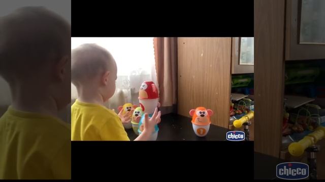 Боулинг Chicco Monkey Strike смотреть онлайн