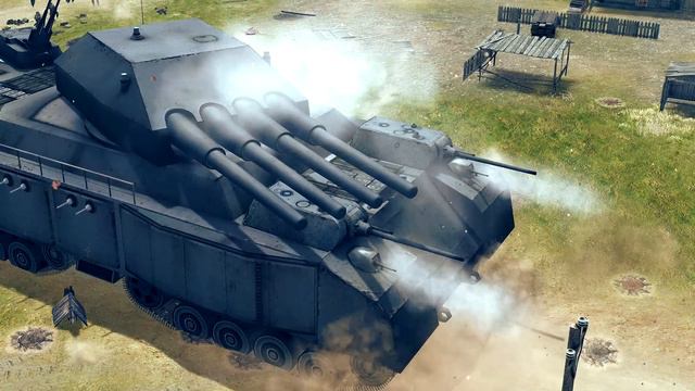 GERMAN MEGA TANK P1000 RATTE Vs SOVIET UNION